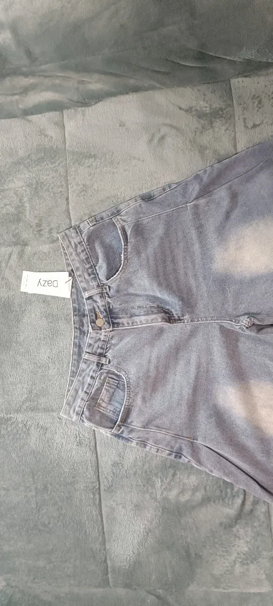 Pantalones vaqueros anchos grises