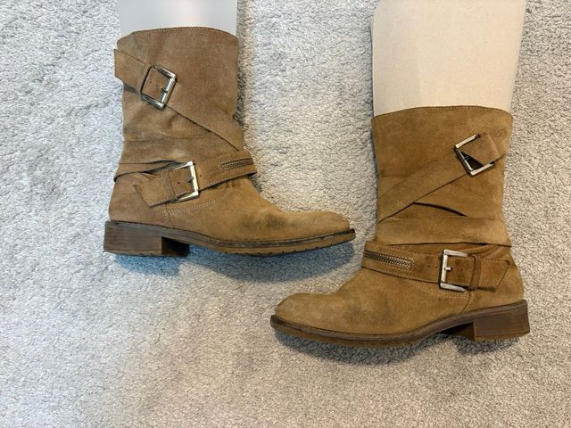 Botas serraje marrón talla 36