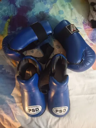 Guantes Kick Boxing Pro San Diego Azul
