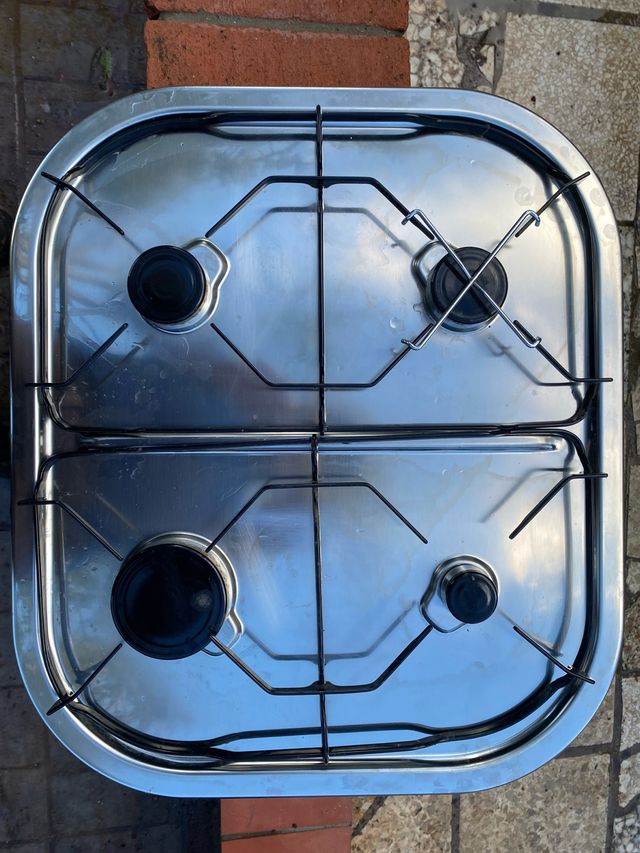 Anafe de Gas 4 fuegos para instalar en horno