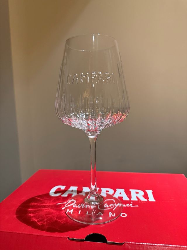 Copas Campari de cristal