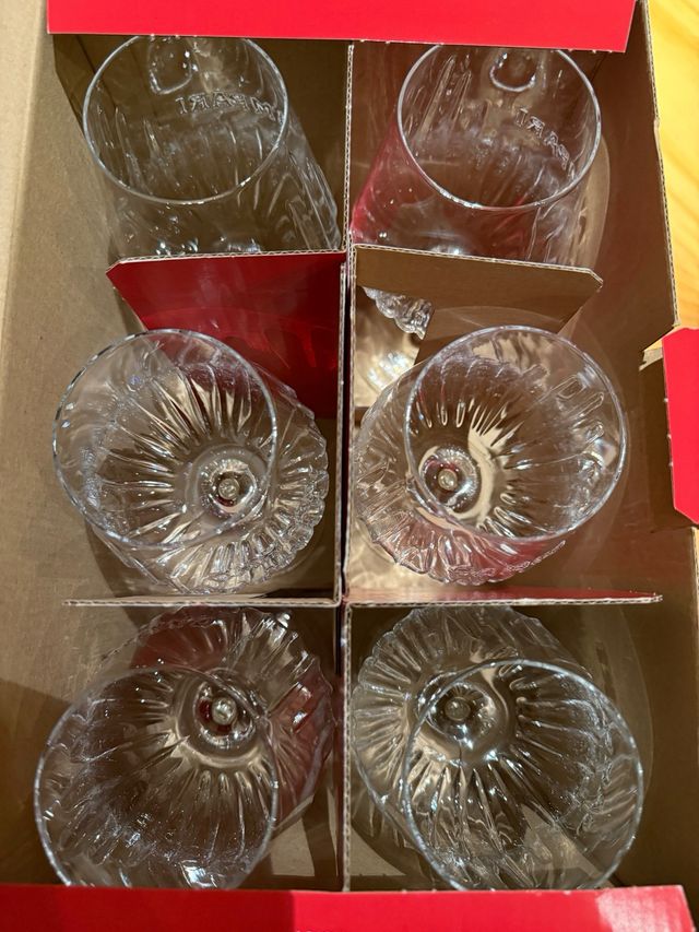 Copas Campari de cristal