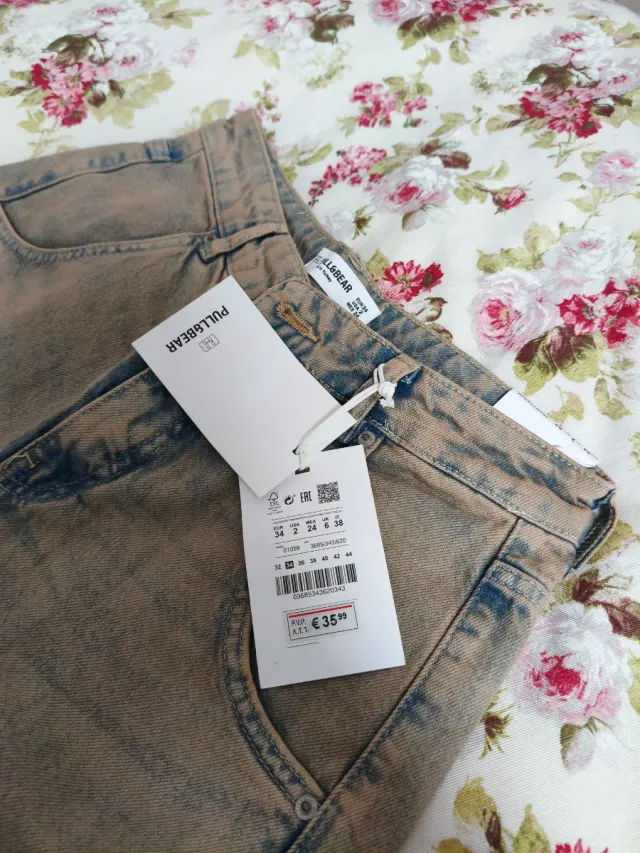 Pantalón vaquero Pull&Bear mujer talla XS