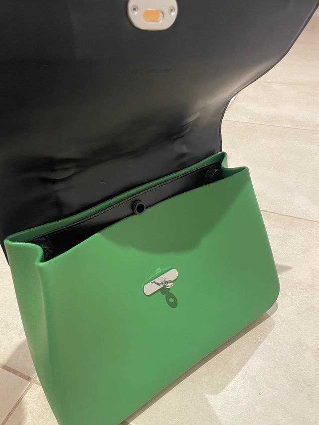 Bolso Obay Negro y Verde