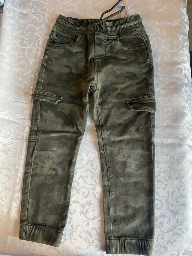 Pantaloni mimetici bambino 4/5 anni