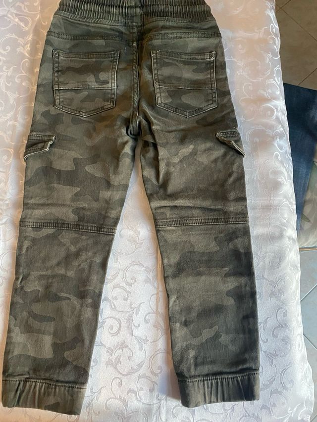 Pantaloni mimetici bambino 4/5 anni