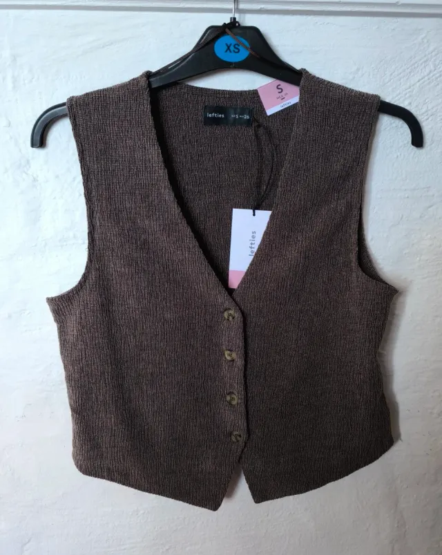 Chaleco Lefties Marrón Talla S