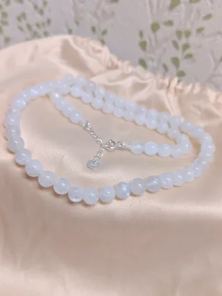 Collar Piedra de Luna Auténtica Plata 925