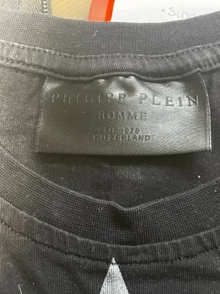 Camiseta Philipp Plein Negra Calavera