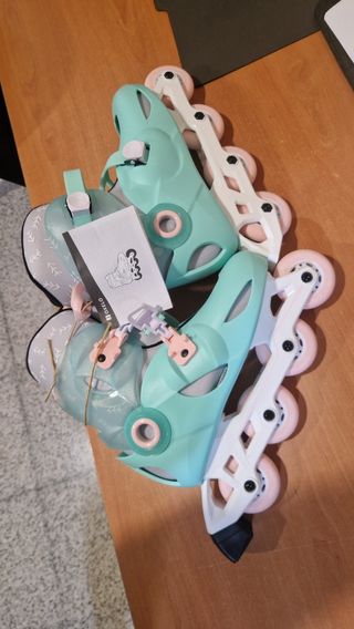 Patines Oxelo Play 5 Menta Niños