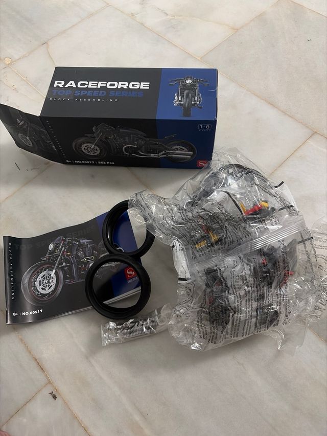 Bloques de construcción moto 1:8