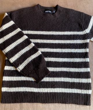 Jersey de lana rayas M