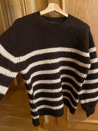 Jersey de lana rayas M