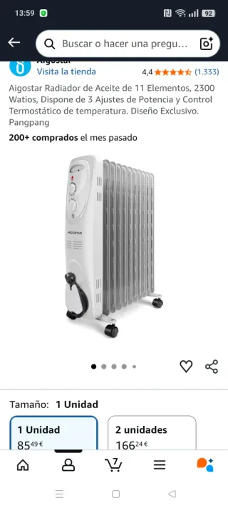 Radiador Aceite Aigostar