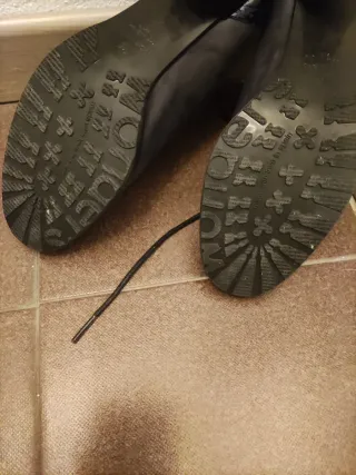 Zapatos Oxford charol y ante