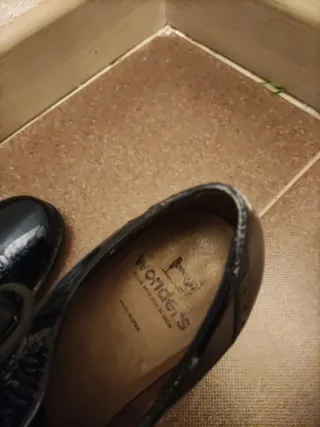 Zapatos Oxford charol y ante