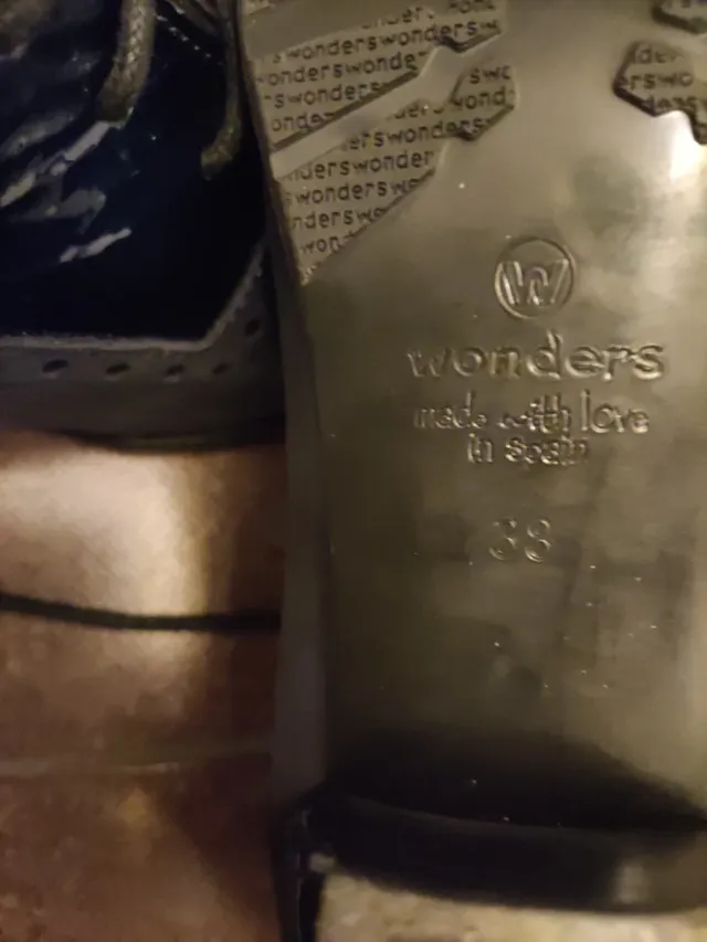 Zapatos Oxford charol y ante