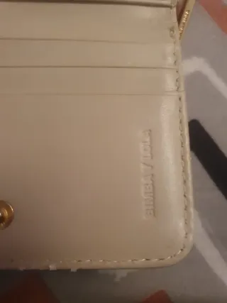 Monedero Bimba y Lola Beige y Dorado