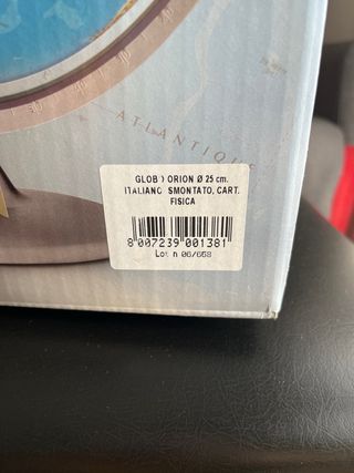 Mappamondo Luminoso Orion 25 cm