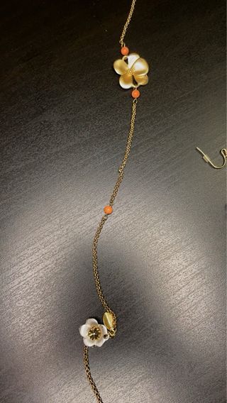 Set Thun Collana e Orecchini Fiore Arancio