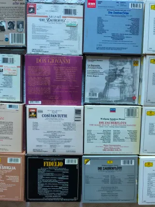 Cds. Óperas Mozart CD. Precio por cada Cd.