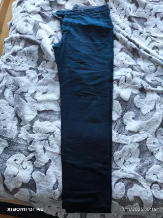 Pantalones Massimo Dutti Talla 44 Azul