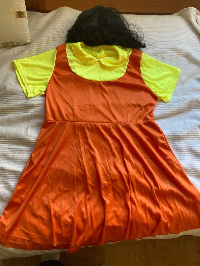 Disfraz Muñeca Juego Calamar Talla Única