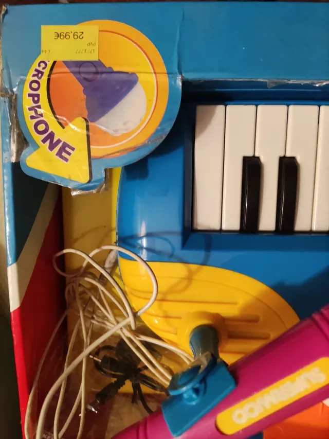 Piano Teclado Electrónico + Mesa Actividades Fishe