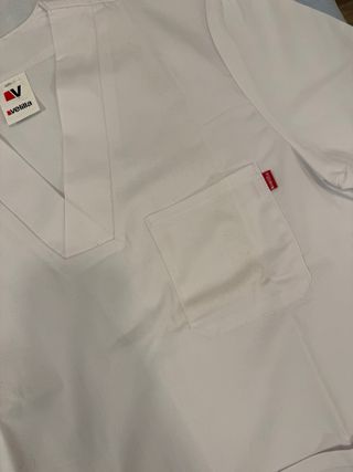 Casaca Sanitaria Velilla Blanca