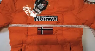 Anorak Geographical Norway Talla XL Naranja