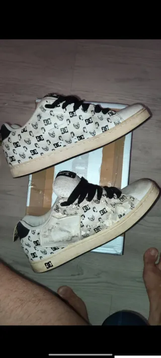 Zapatillas DC Shoes Blancas y Negras