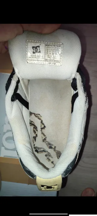 Zapatillas DC Shoes Blancas y Negras