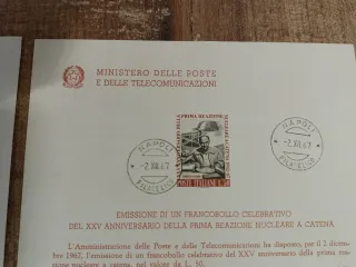2 Bollettini illustrativi Poste 1967