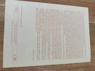 2 Bollettini illustrativi Poste 1967