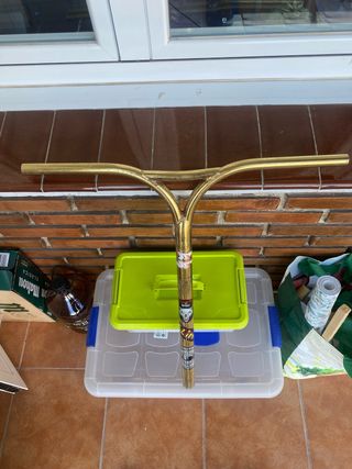 Manillar Lucky Ti Silo Scooter Dorado