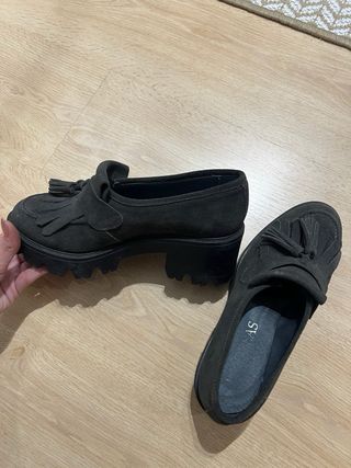 Mocasines con borlas