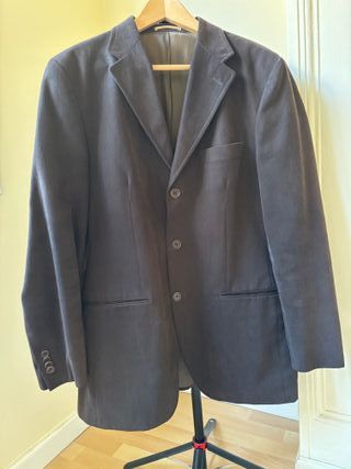 Americana Massimo Dutti Napa Marrón