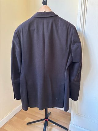 Americana Massimo Dutti Napa Marrón