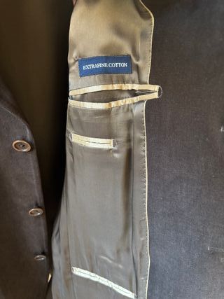 Americana Massimo Dutti Napa Marrón