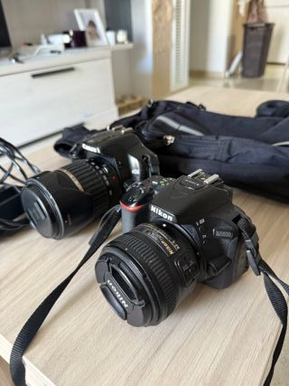 Pacchetto Fotocamere Nikon D5600 + Canon 60D