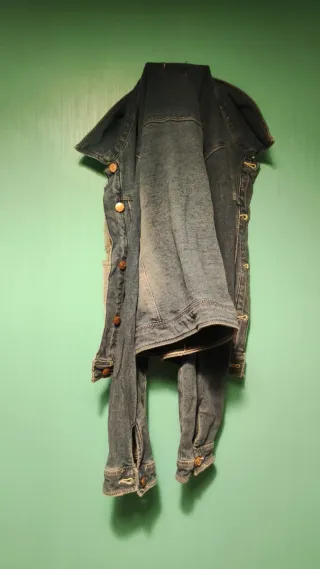 Cazadora vaquera azul