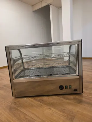 Vitrina Caliente Edenox Vidrio Curvo