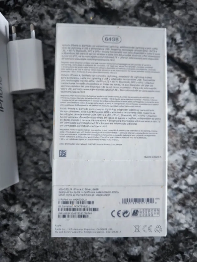 iPhone X Apple Nero/Argento