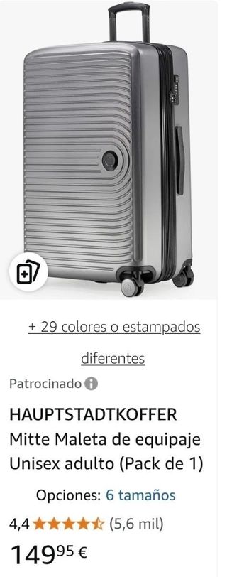 HAUPTSTADTKOFFER Mitte Maleta de equipaje, 77 cm