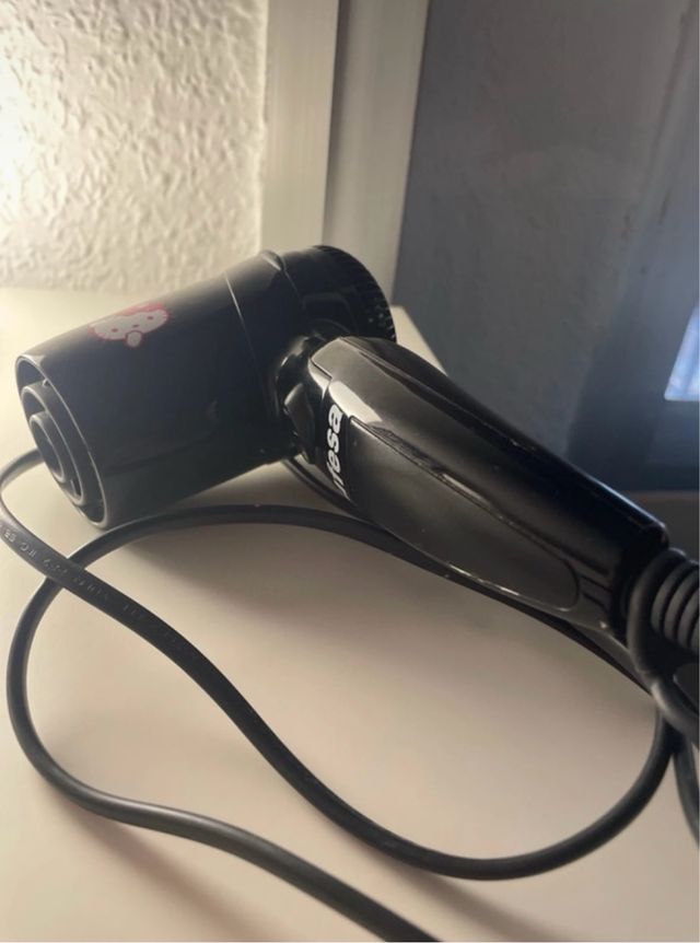 Asciugatrice Hello Kitty nera e rosa