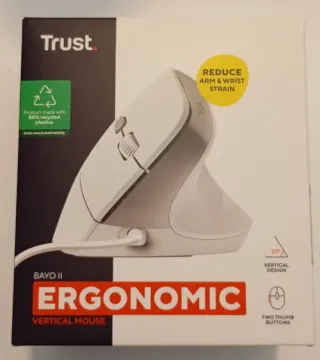 Mouse Vertical Ergonomico Trust Bayo II