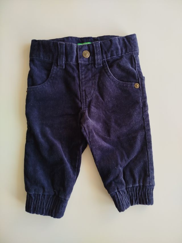 Pantalón pana bebé Benetton 3-6M