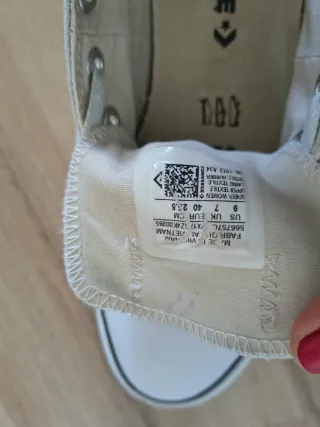 Converse con plataforma talla 40 color gris