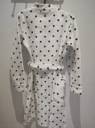 Bata Énfasis Talla Única Corazones Negros