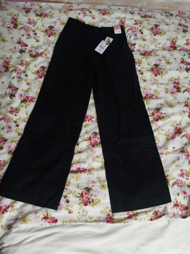 Pantalón negro dad pant talla S